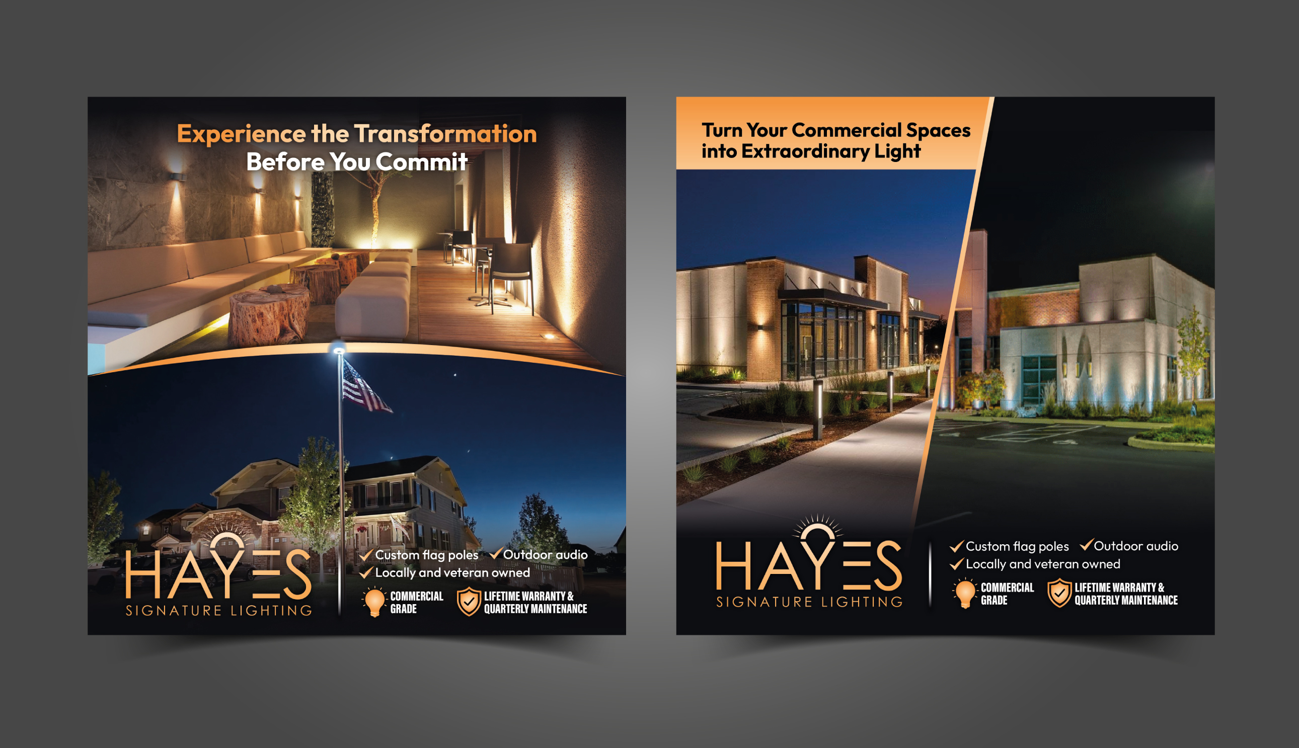 Design Publicitaire par Adi GFX pour Hayes Signature Lighting | Design #36692215