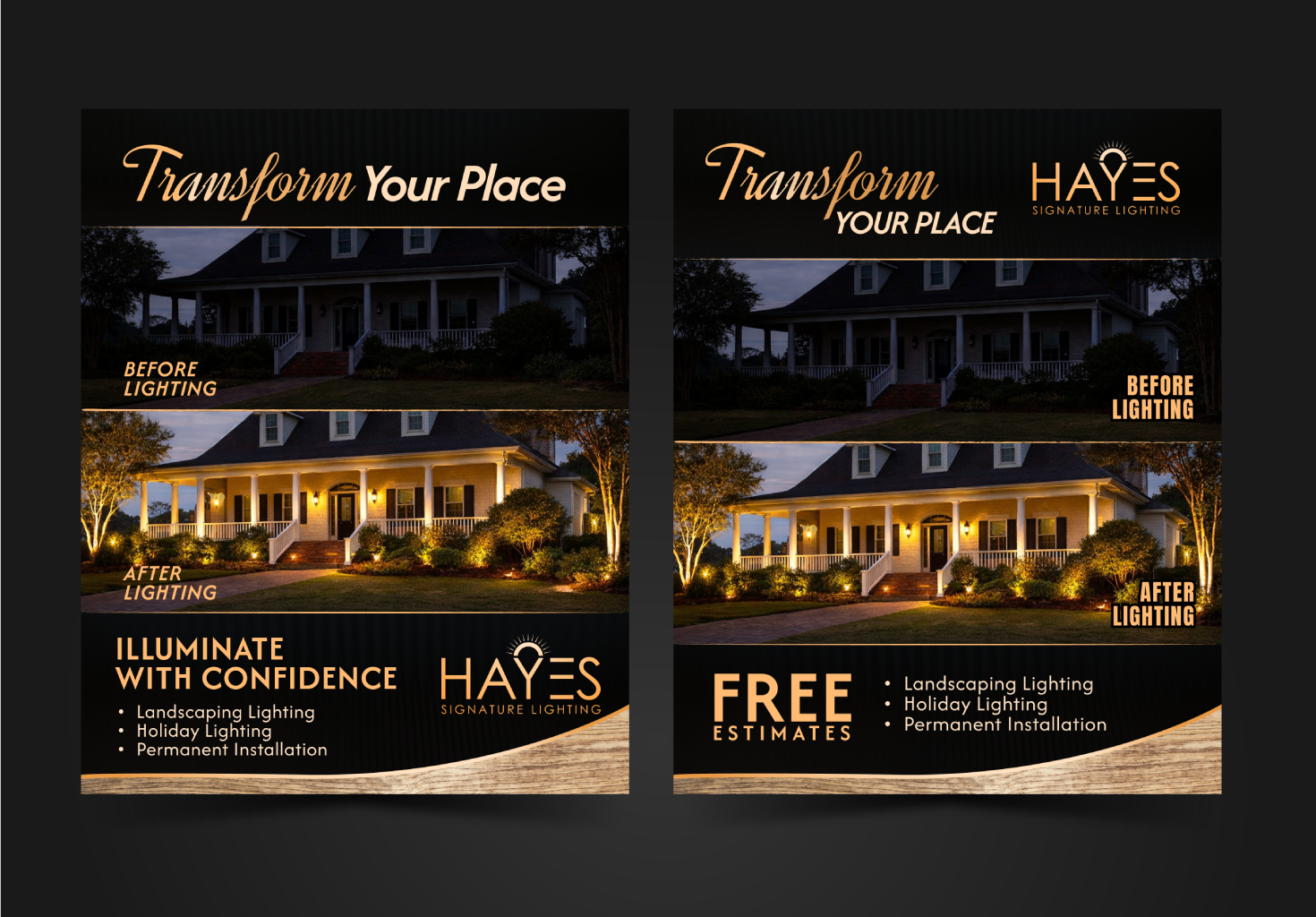 Diseño Publicitario por JK18 para Hayes Signature Lighting | Diseño #36669749