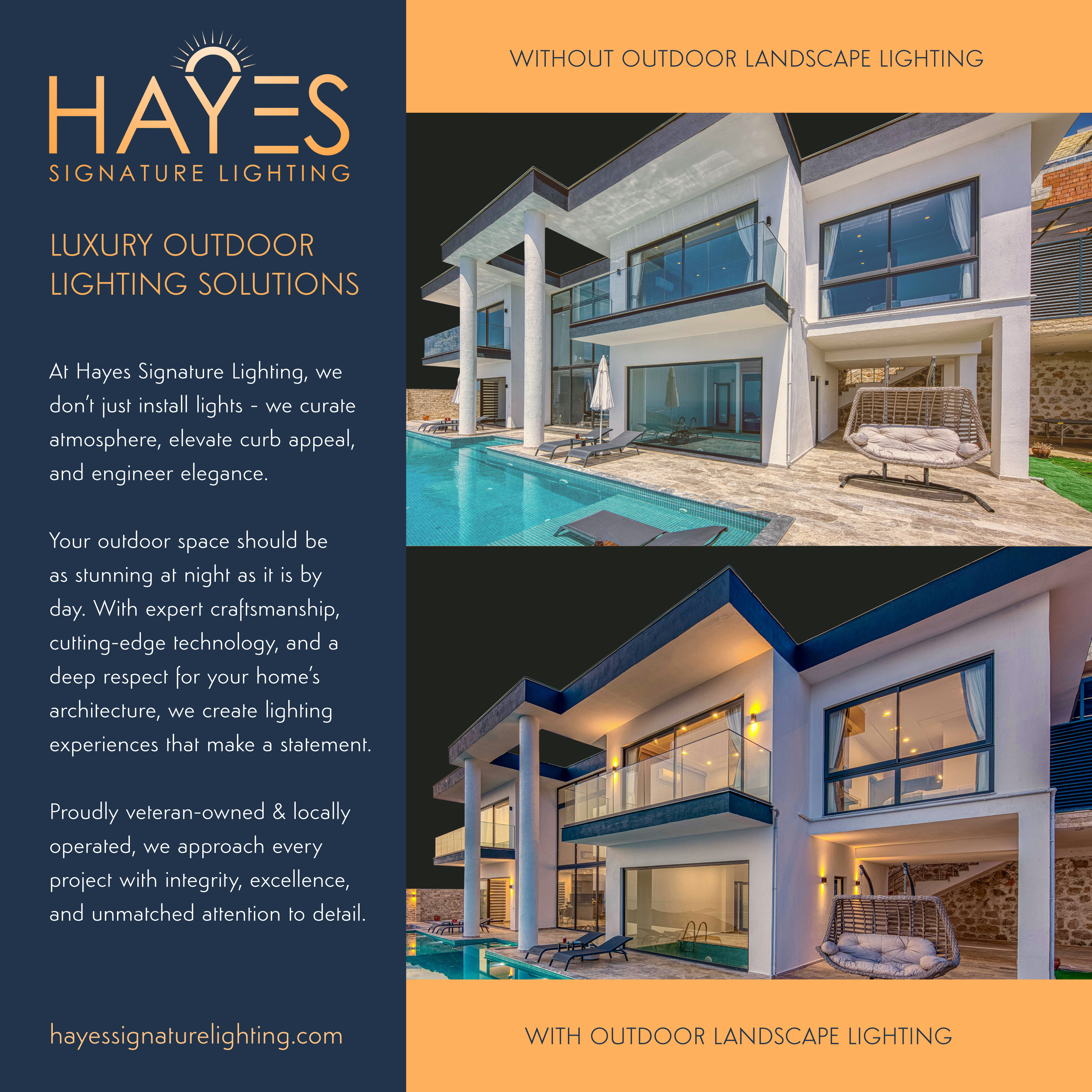 Advertisement Design by saurov for Hayes Signature Lighting | Design #36669486