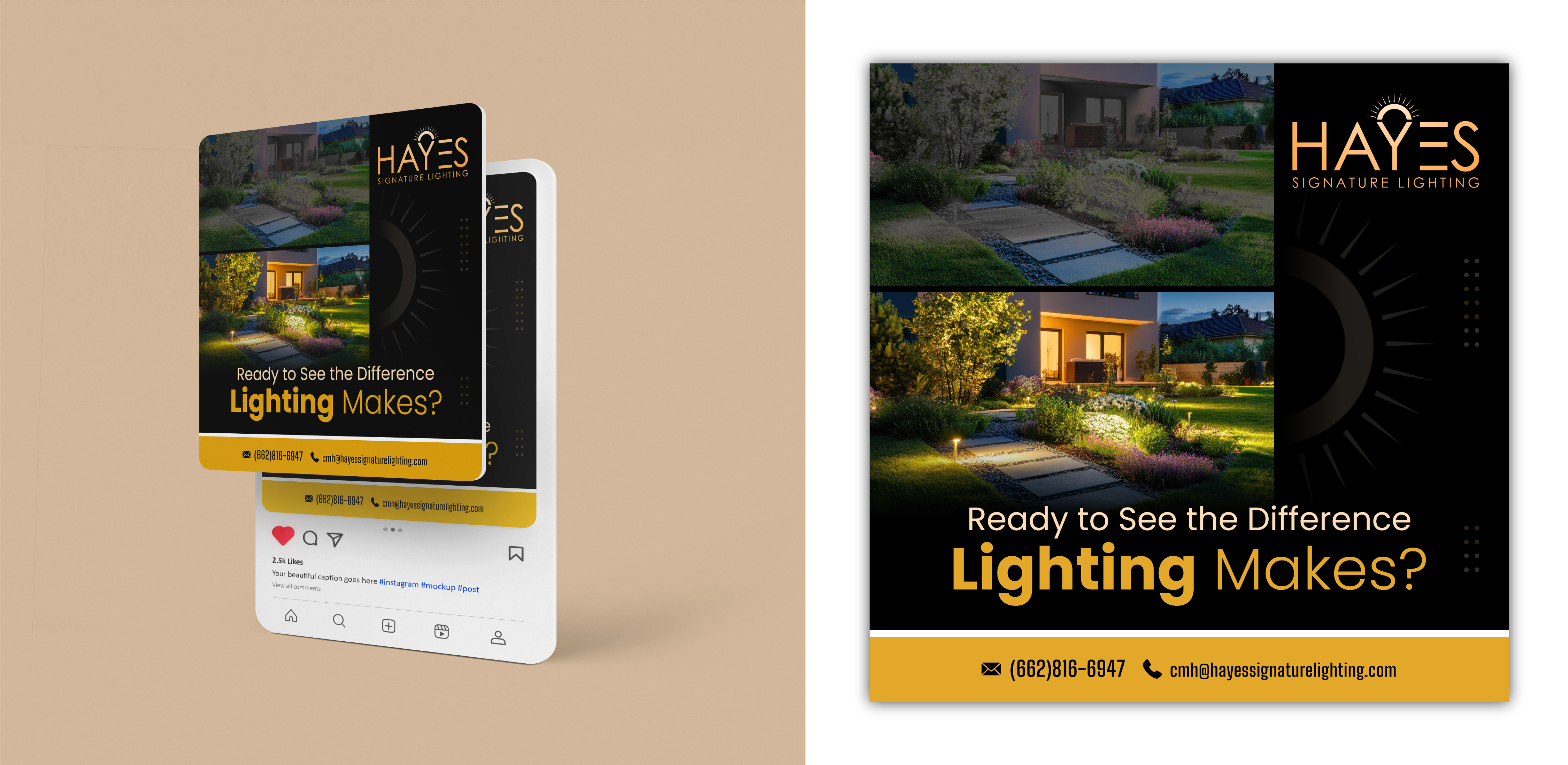 Diseño Publicitario por Impressive Designs para Hayes Signature Lighting | Diseño #36668280