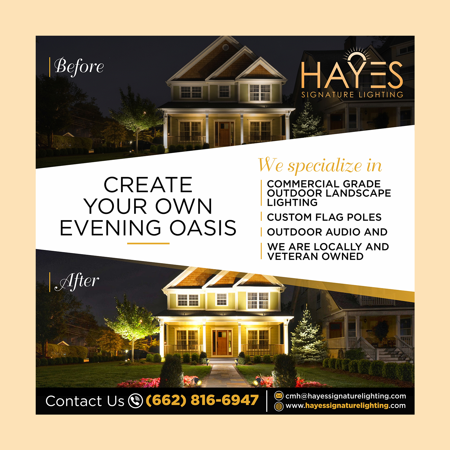 Design Publicitaire par Aurora:) pour Hayes Signature Lighting | Design #36668660