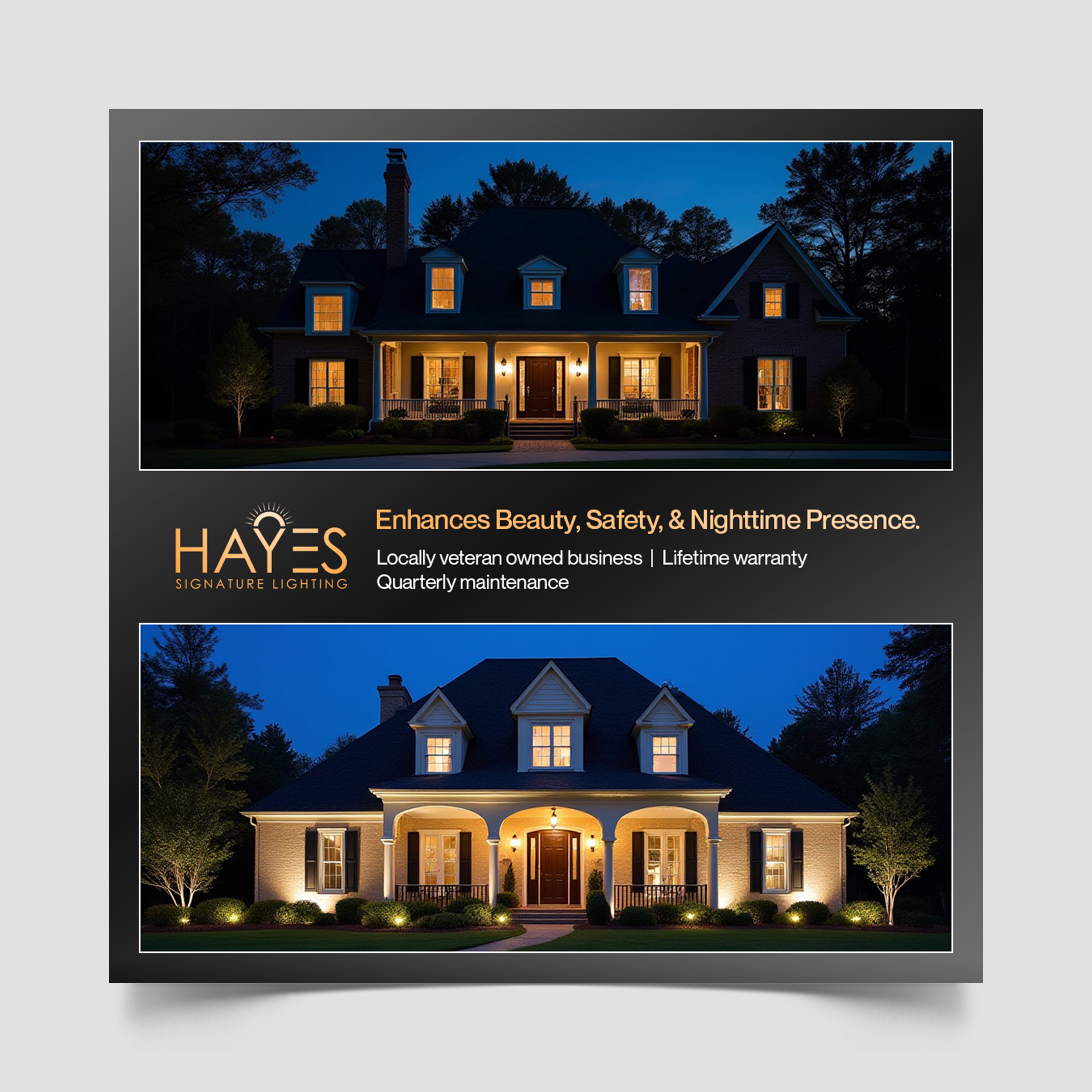 Diseño Publicitario por Graphic Guy para Hayes Signature Lighting | Diseño #36670094