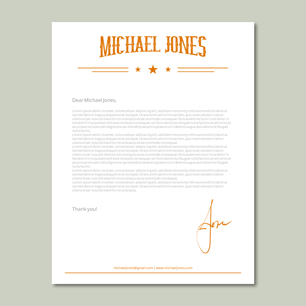 Letterhead Design by Denzie for this project | Design #36671341