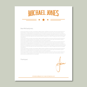 Letterhead Design by Denzie for this project | Design: #36671341