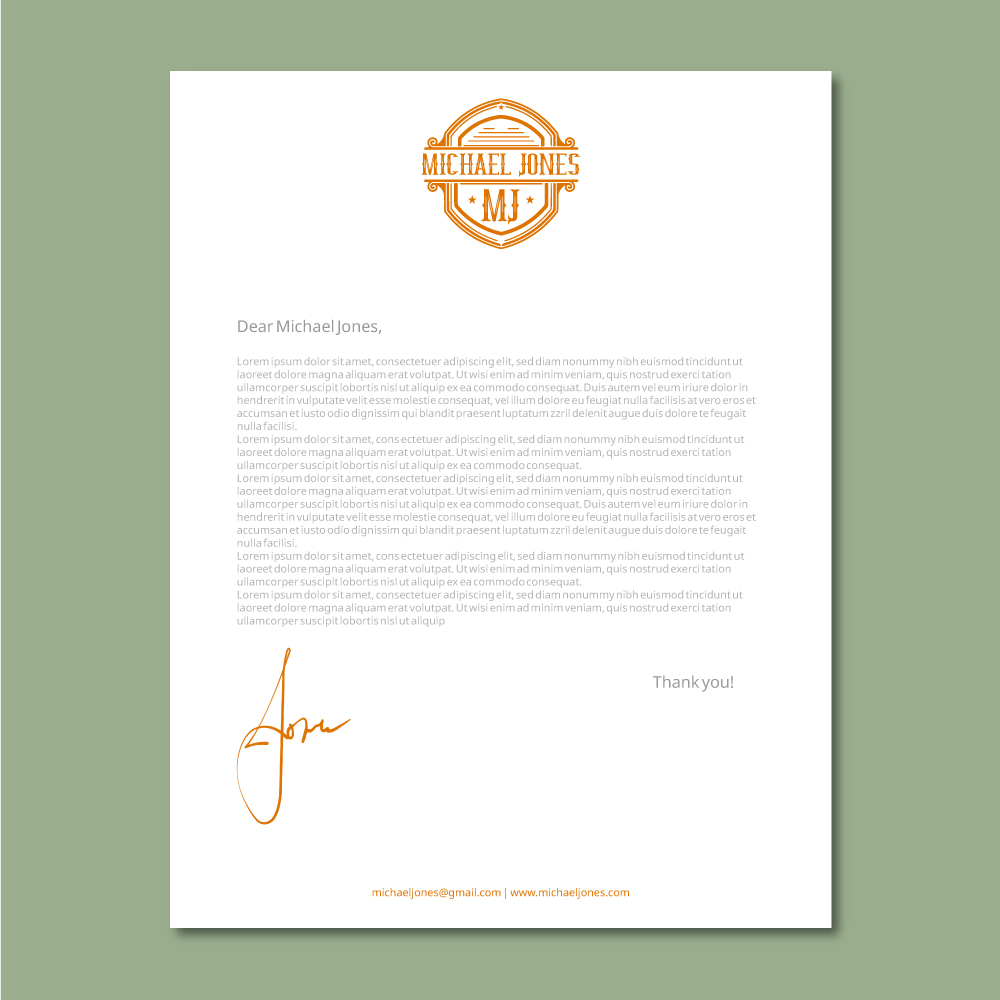 Letterhead Design by Denzie for this project | Design #36671369