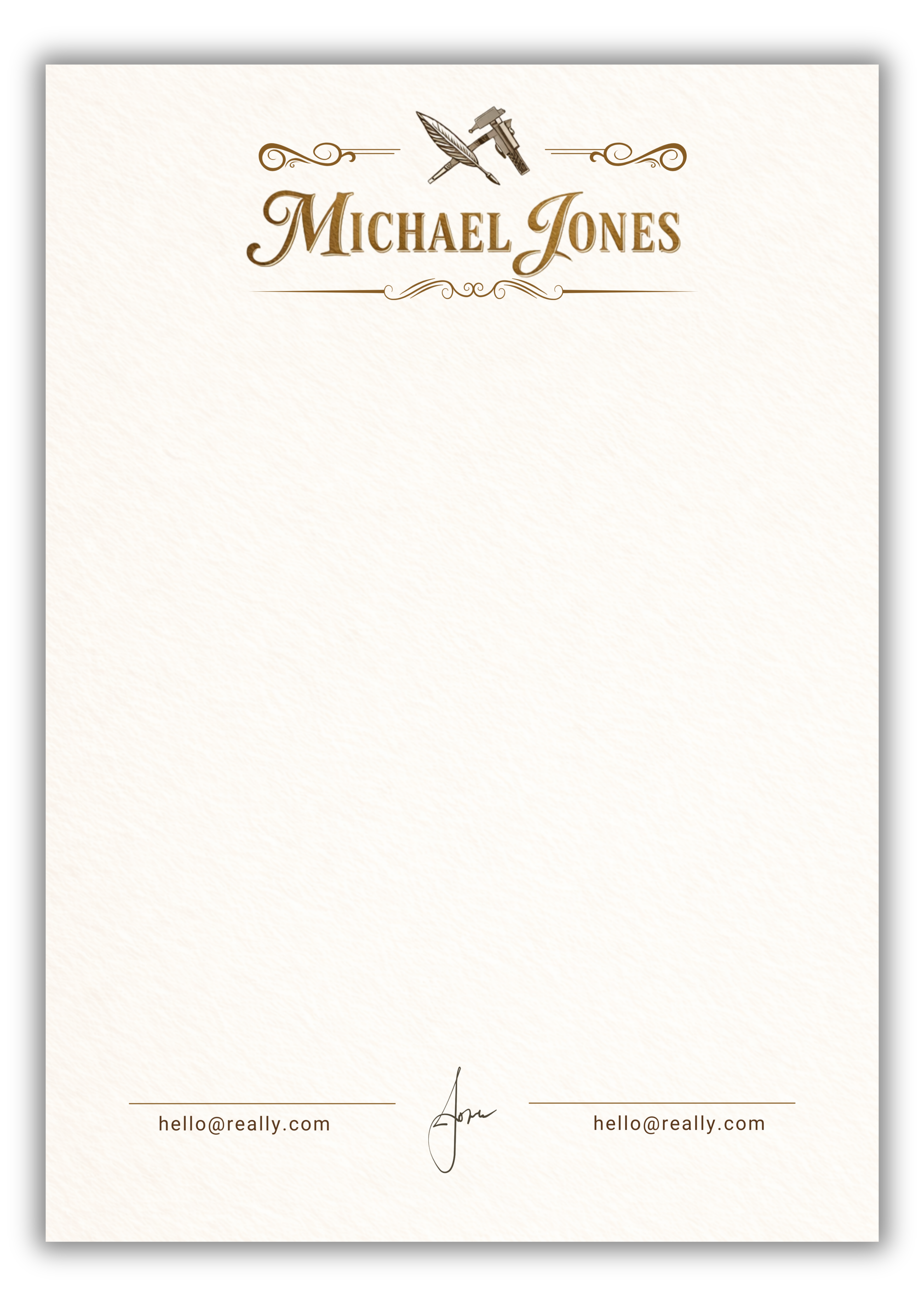 Letterhead Design by Custom A for this project | Design #36672487