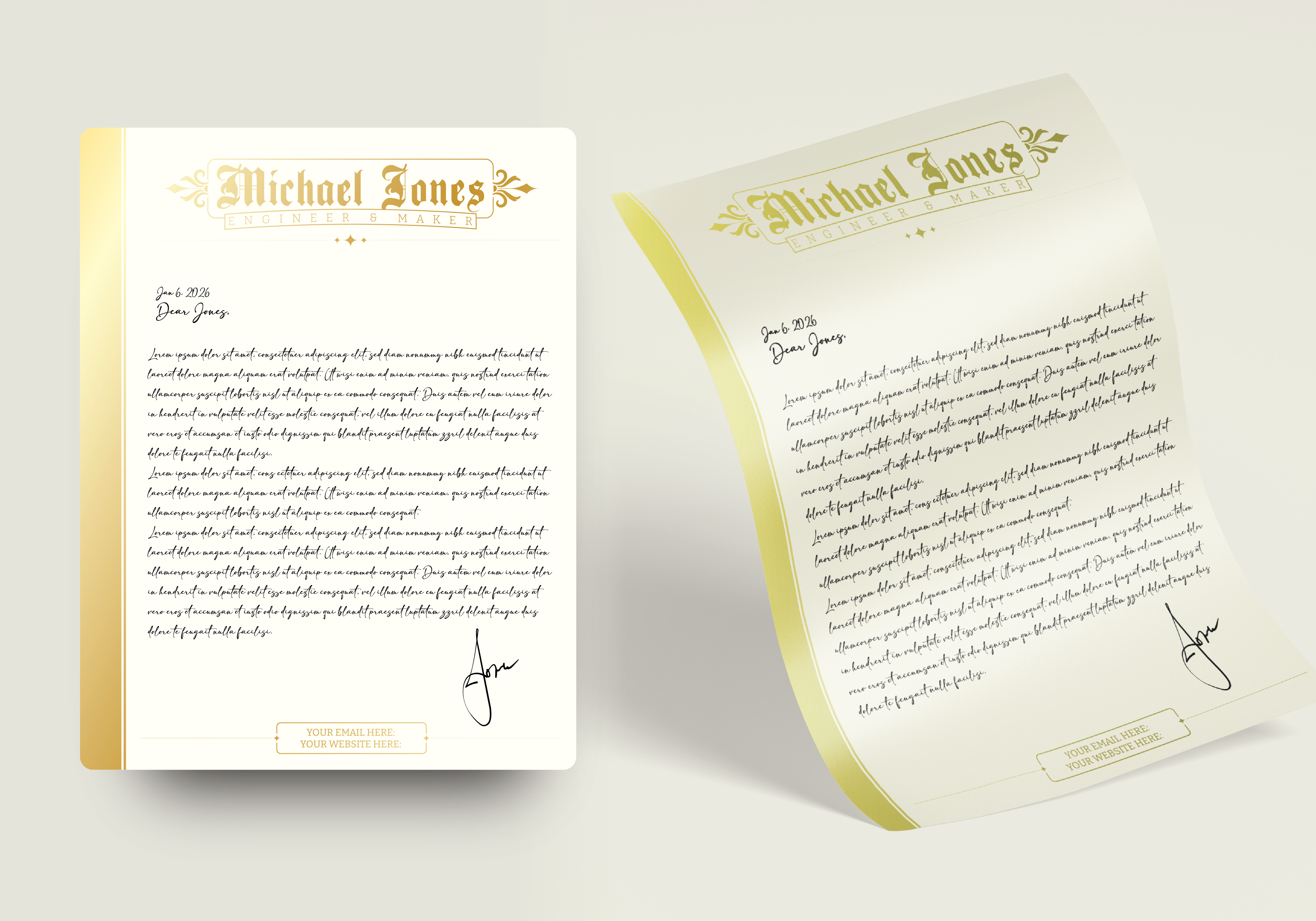Letterhead Design by Daud Nadeem for this project | Design #36671589