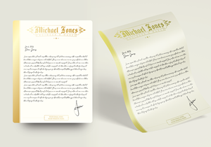 Letterhead Design by Daud Nadeem for this project | Design #36671589