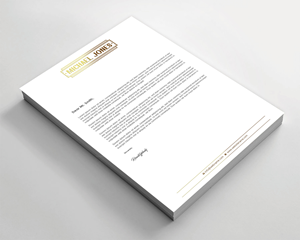 Letterhead Design by Imagine design000 for this project | Design #36667643