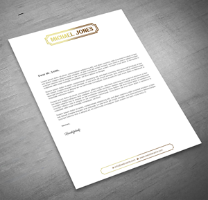 Letterhead Design by Imagine design000 for this project | Design: #36667673