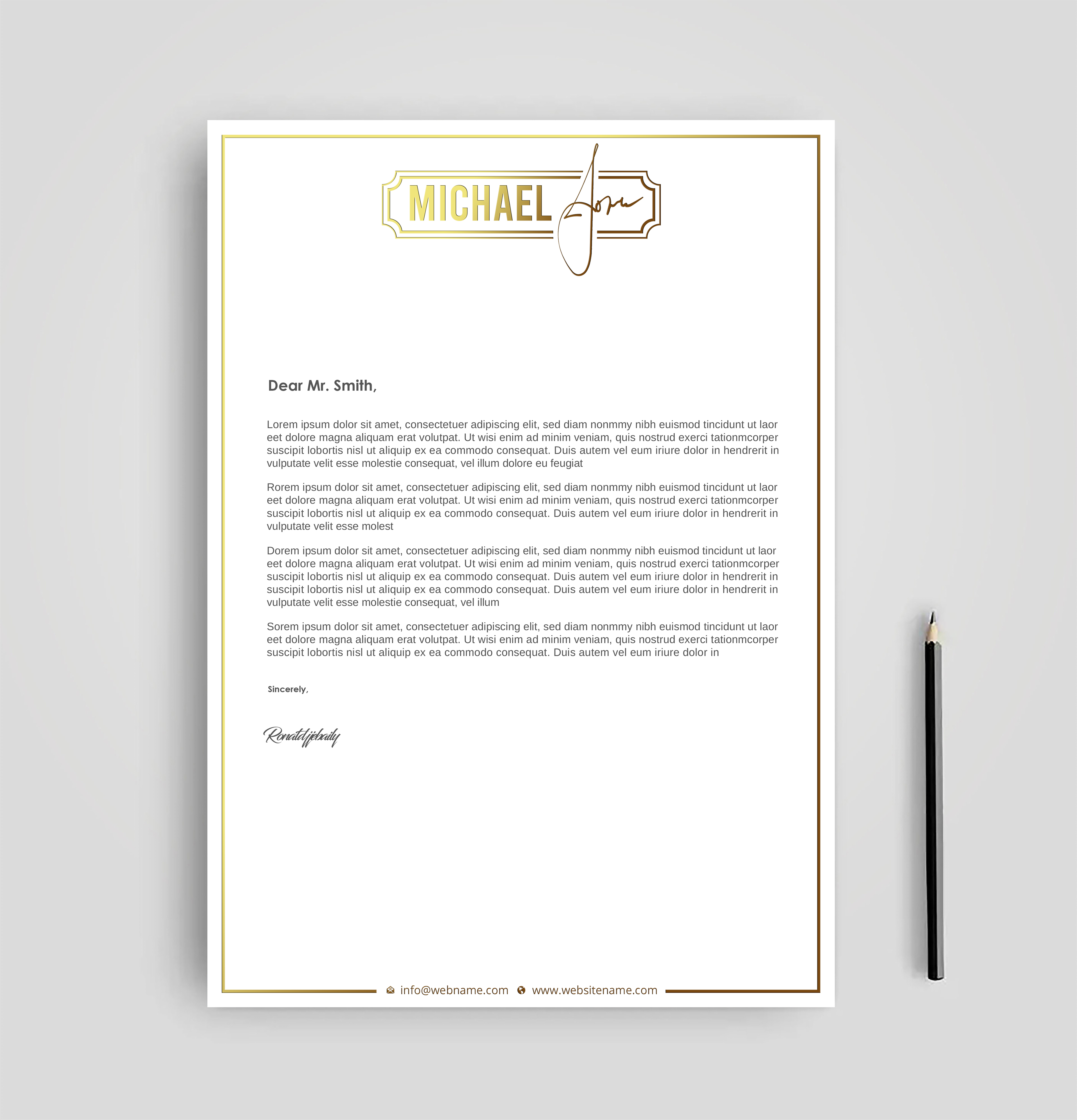 Letterhead Design by Imagine design000 for this project | Design #36672385