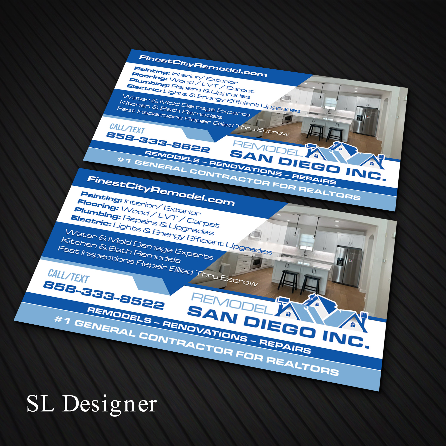Business Card Design by SL Designer for SD Pro Team | Design #36682327