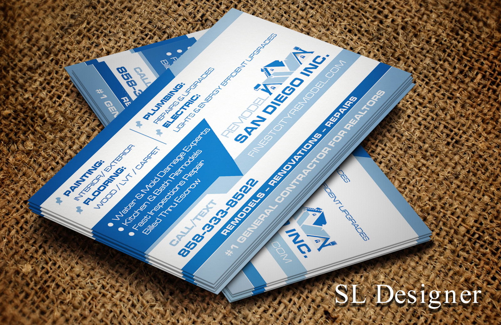 Business Card Design by SL Designer for SD Pro Team | Design #36683024