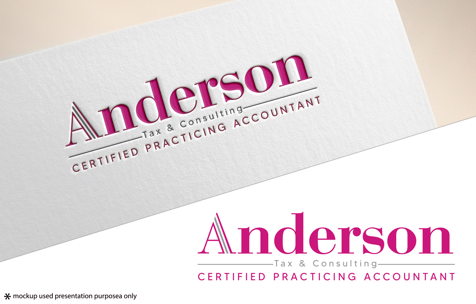 Logo Design by musa-fir for Anderson Tax & Consulting Pty Ltd | Design #36678514