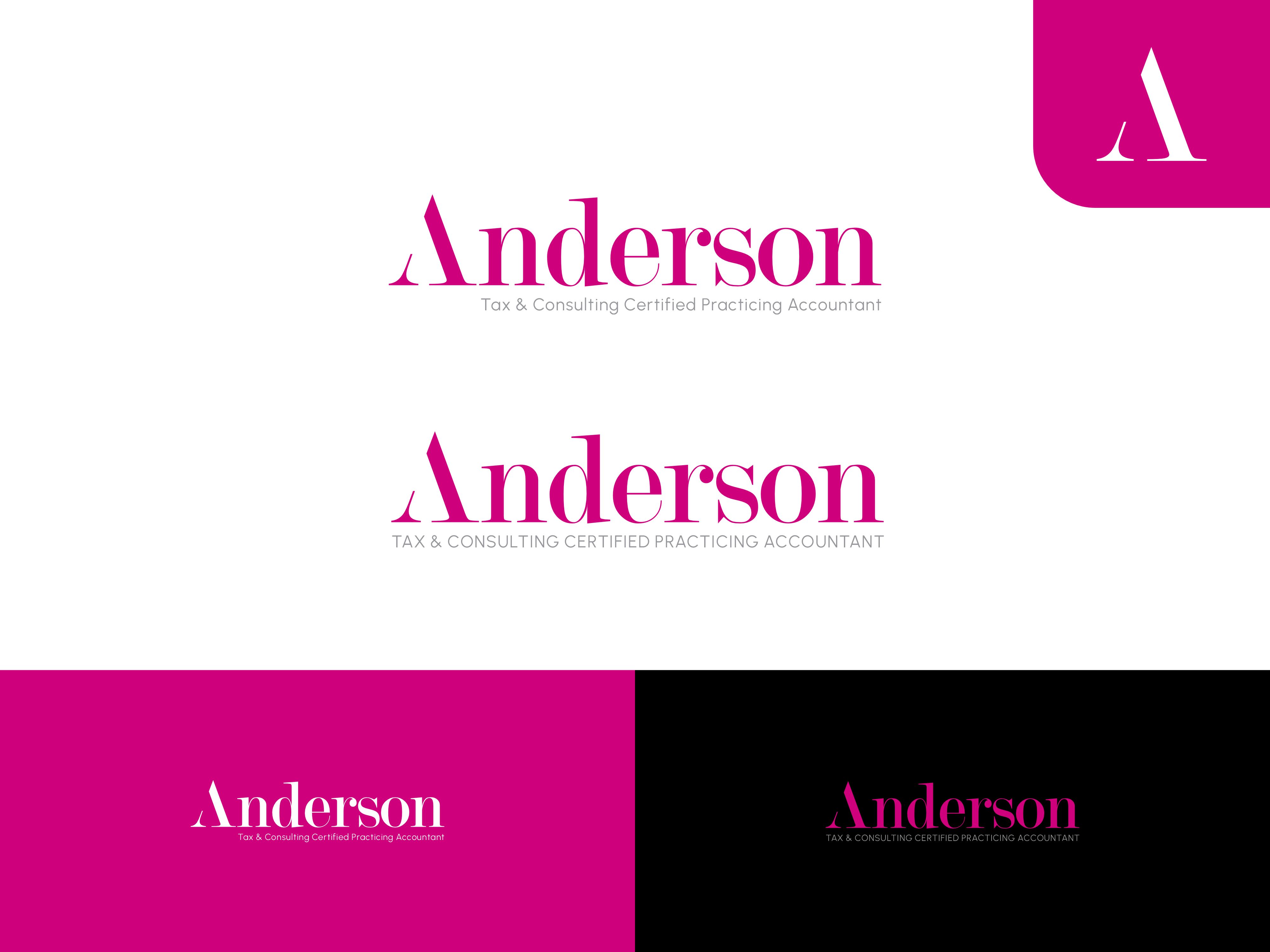 Design de Logo par SandoLogo pour Anderson Tax & Consulting Pty Ltd | Design #36680848