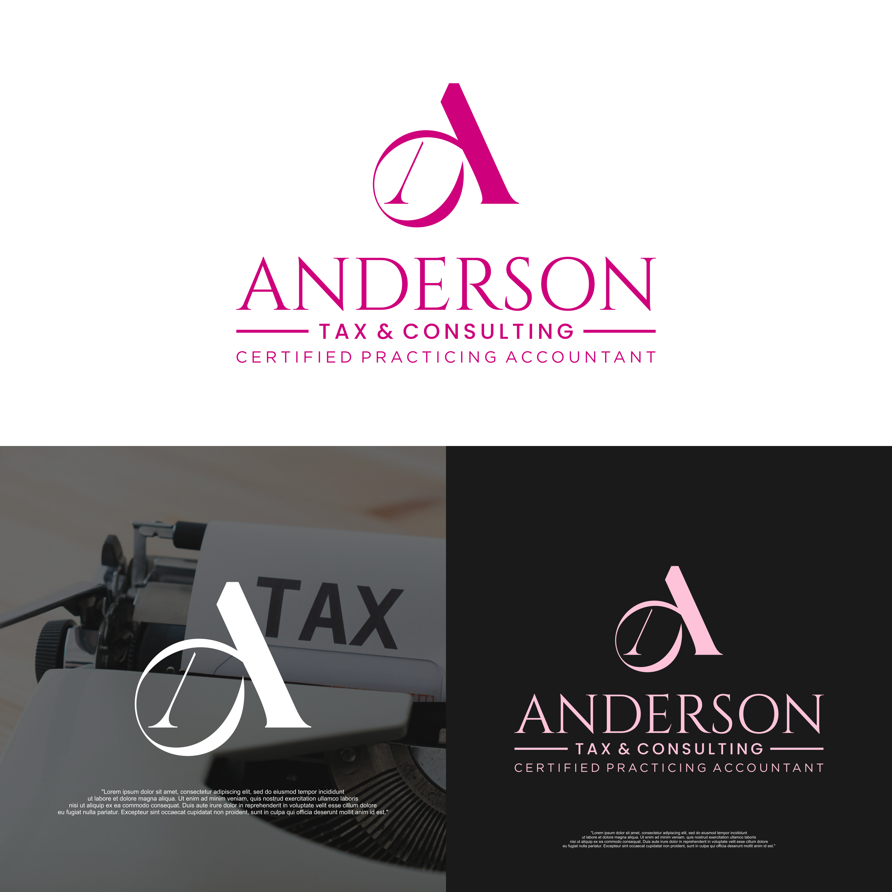 Logo-Design von arillingga für Anderson Tax & Consulting Pty Ltd | Design #36678127