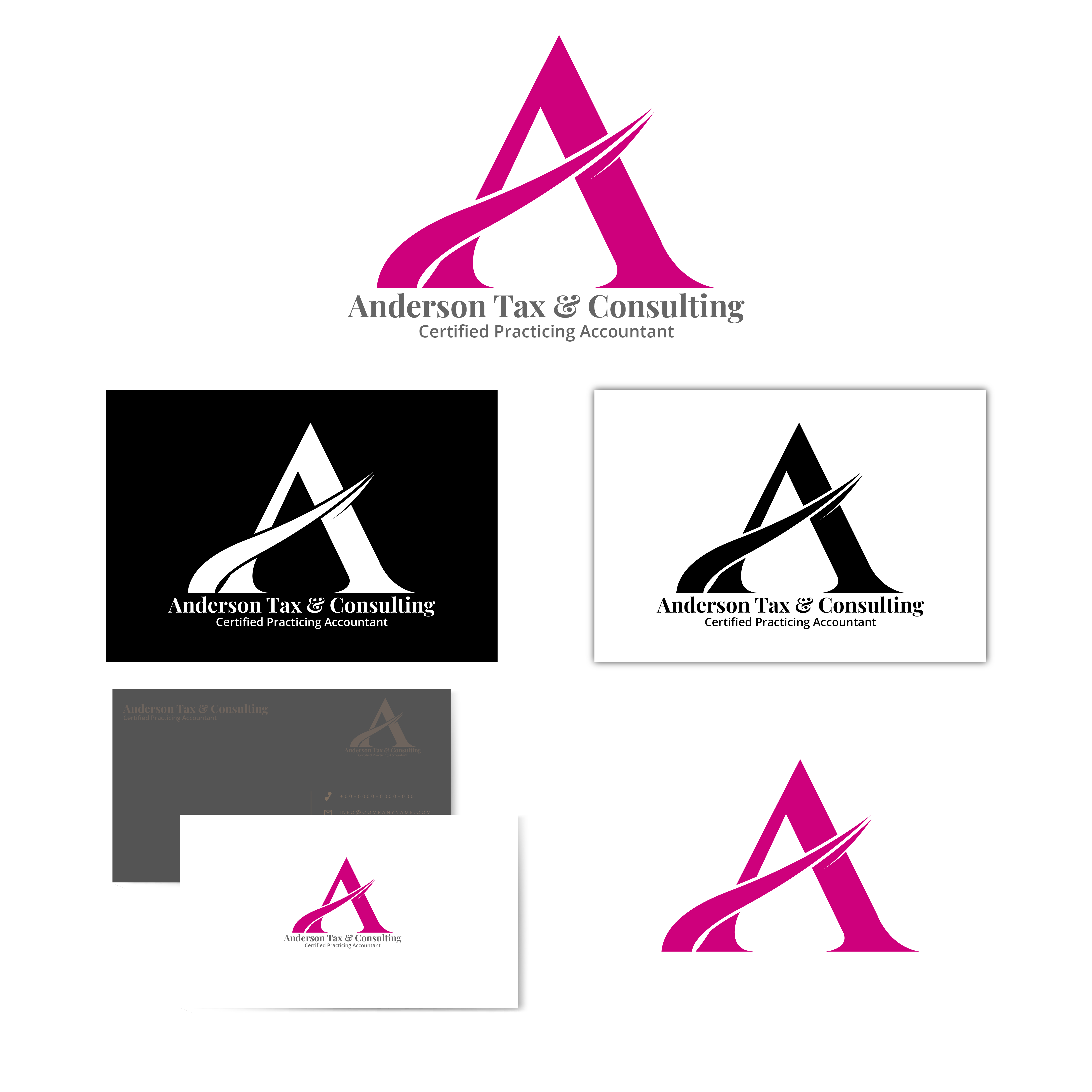 Logo Design by Delusion Studio for Anderson Tax & Consulting Pty Ltd | Design #36678321