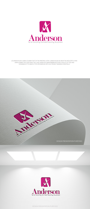 Diseño de Logo por zebronicgraphic para Anderson Tax & Consulting Pty Ltd | Diseño: #36680259