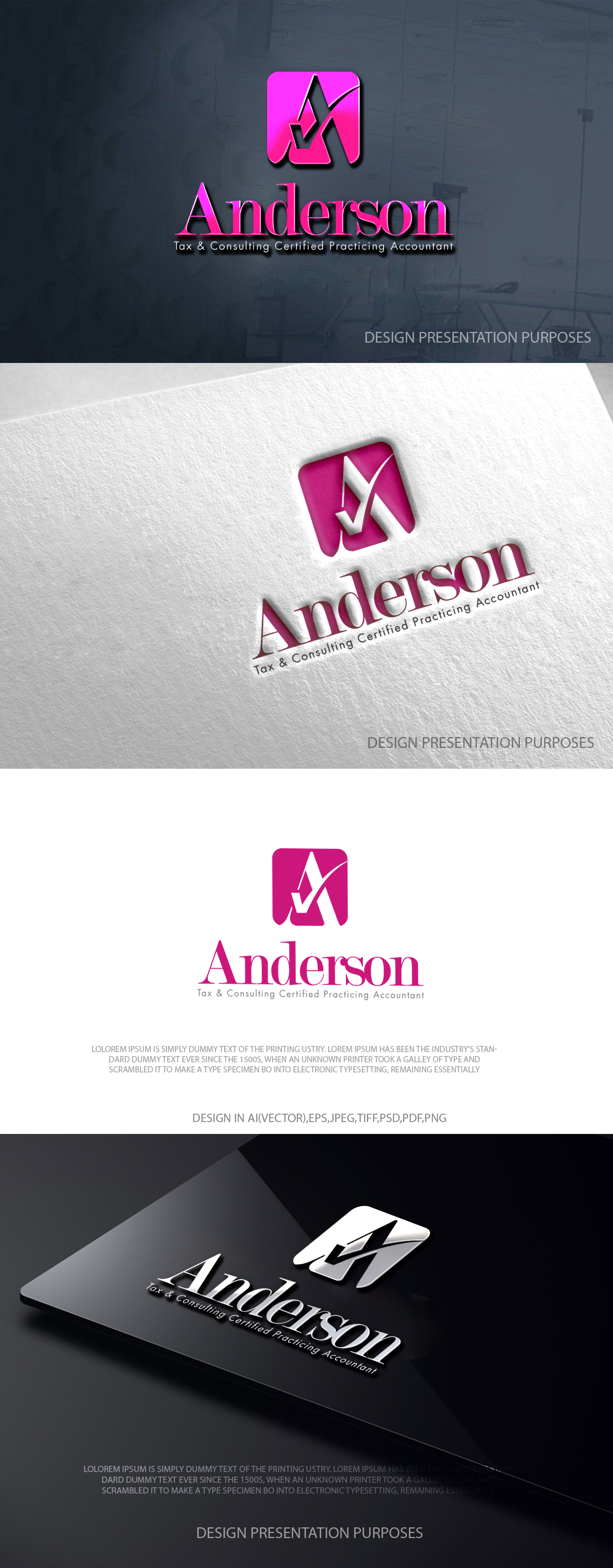 Design de Logo par zebronicgraphic pour Anderson Tax & Consulting Pty Ltd | Design #36680260