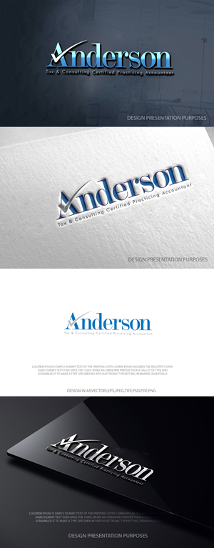 Diseño de Logo por zebronicgraphic para Anderson Tax & Consulting Pty Ltd | Diseño: #36680350