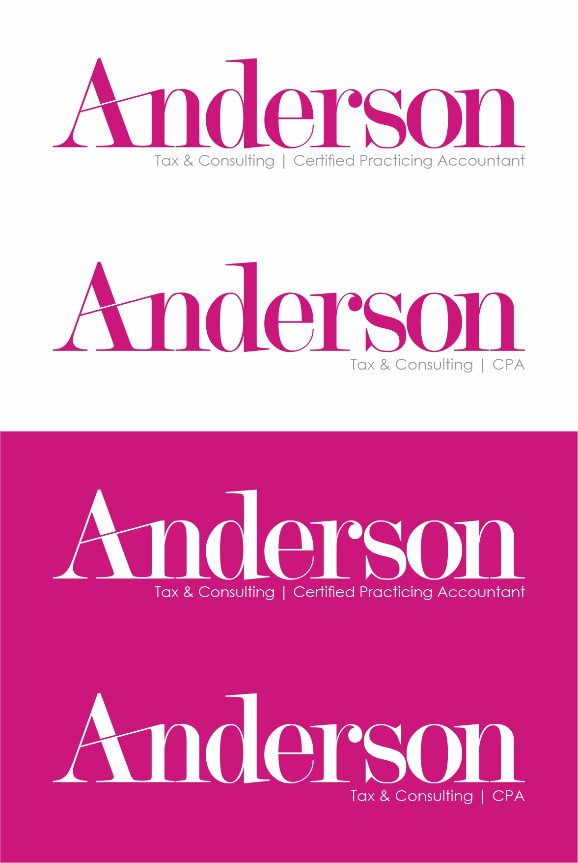 Logo Design by jssaan for Anderson Tax & Consulting Pty Ltd | Design #36680210