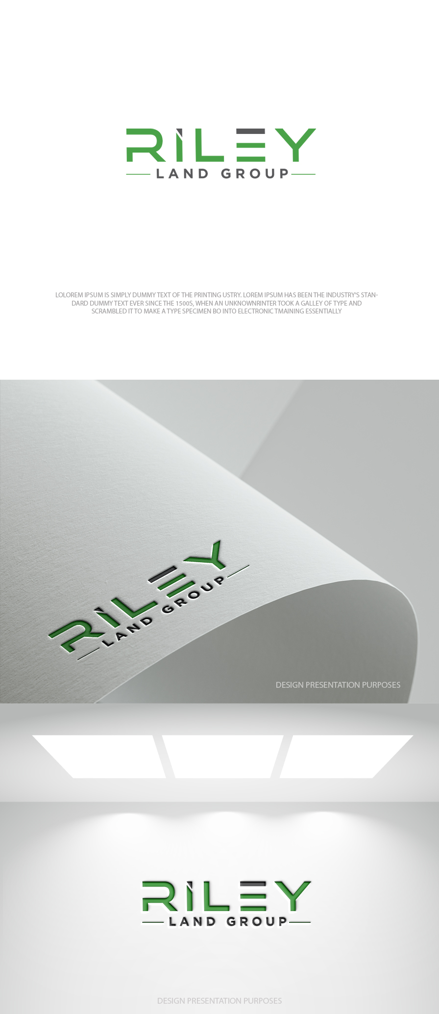 Design de Logo par zebronicgraphic pour Riley Land Group | Design #36680248