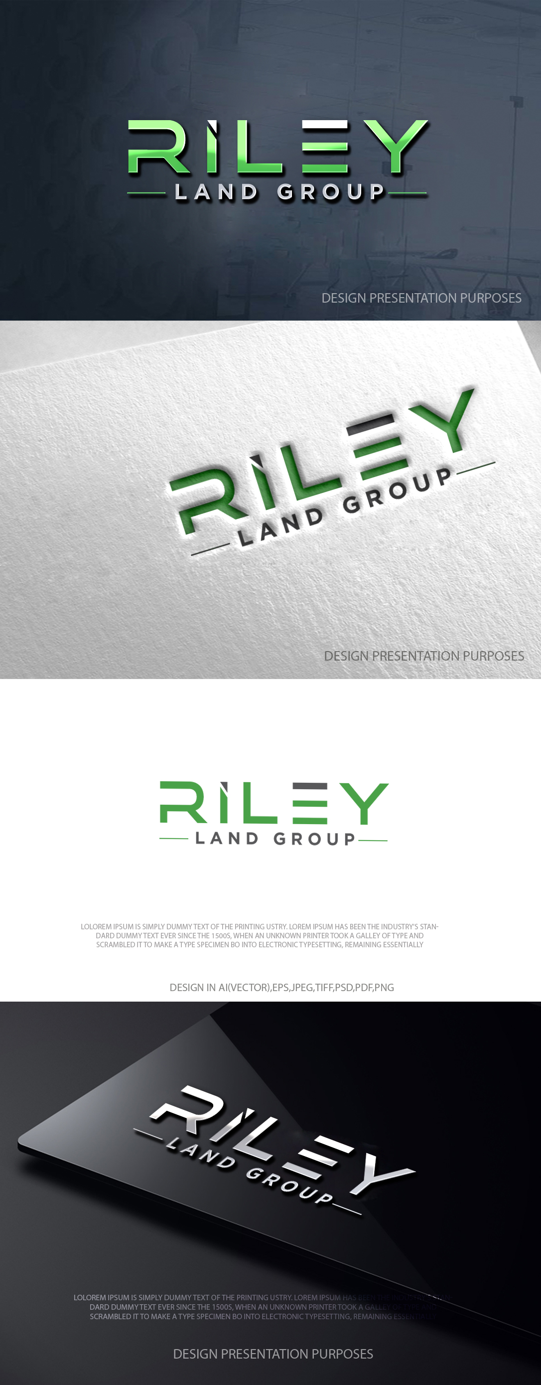 Design de Logo par zebronicgraphic pour Riley Land Group | Design #36680249