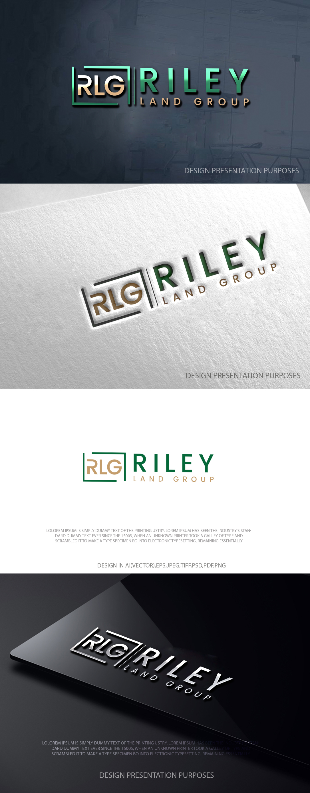Design de Logo par zebronicgraphic pour Riley Land Group | Design #36680251