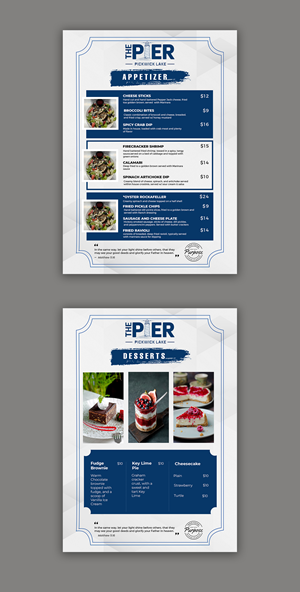 Menu Design by debdesign for The Outpost | Design: #36691804