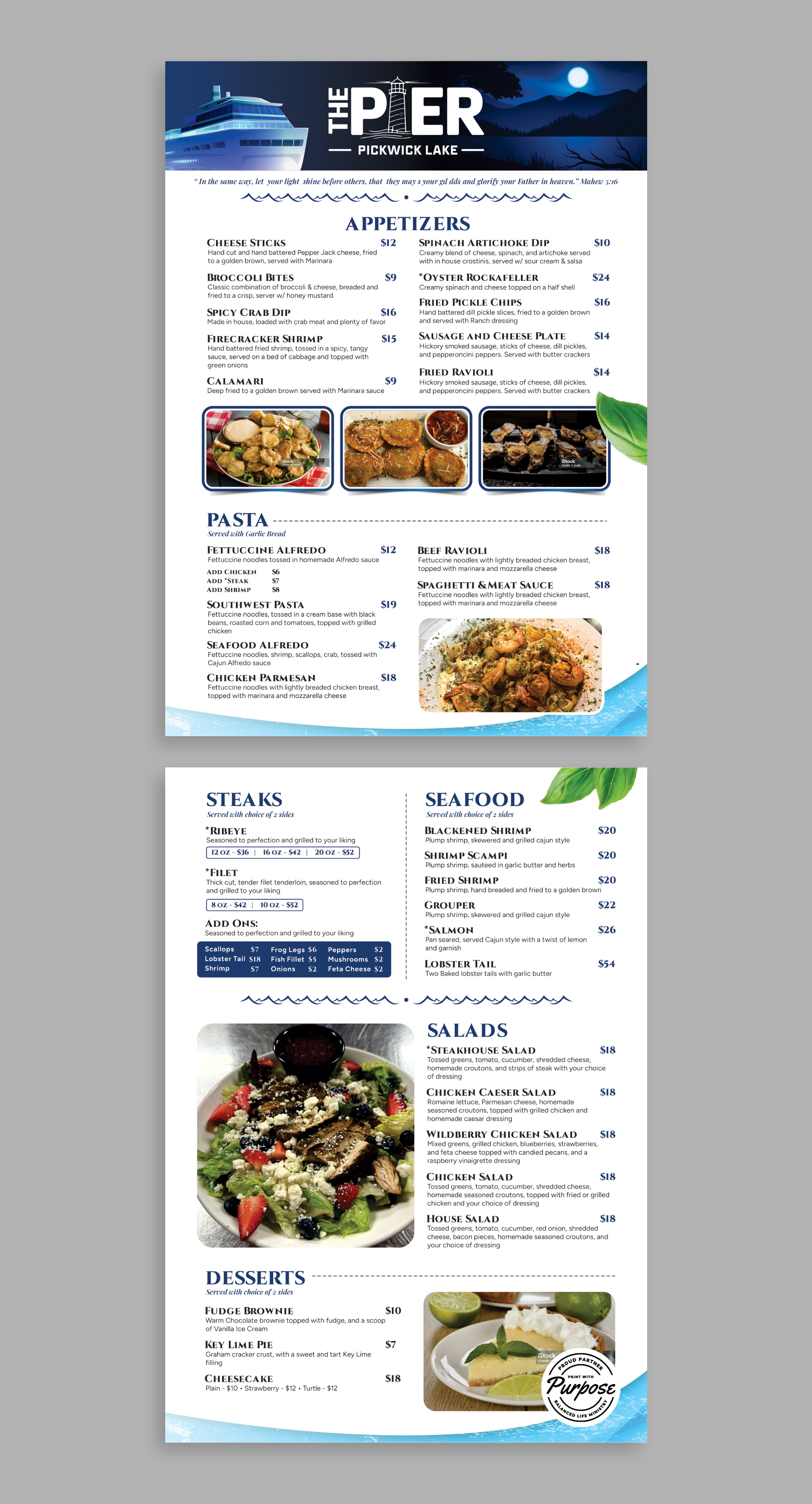 Menu Design by Dzhafir for The Outpost | Design #36691479