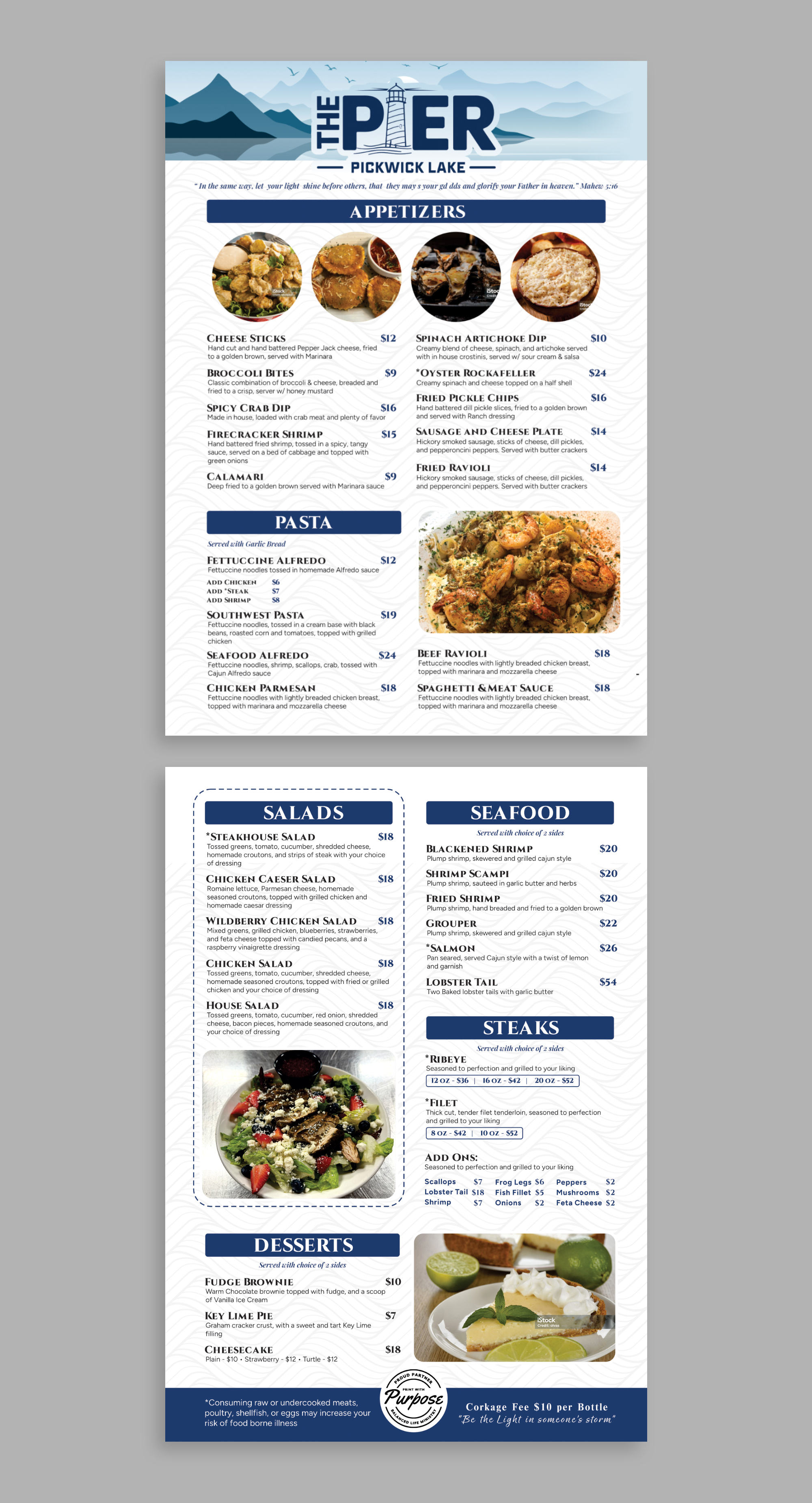 Menu Design by Dzhafir for The Outpost | Design #36691480