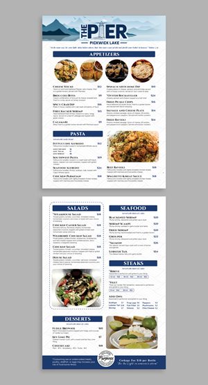 Menu Design by Dzhafir for The Outpost | Design: #36691480