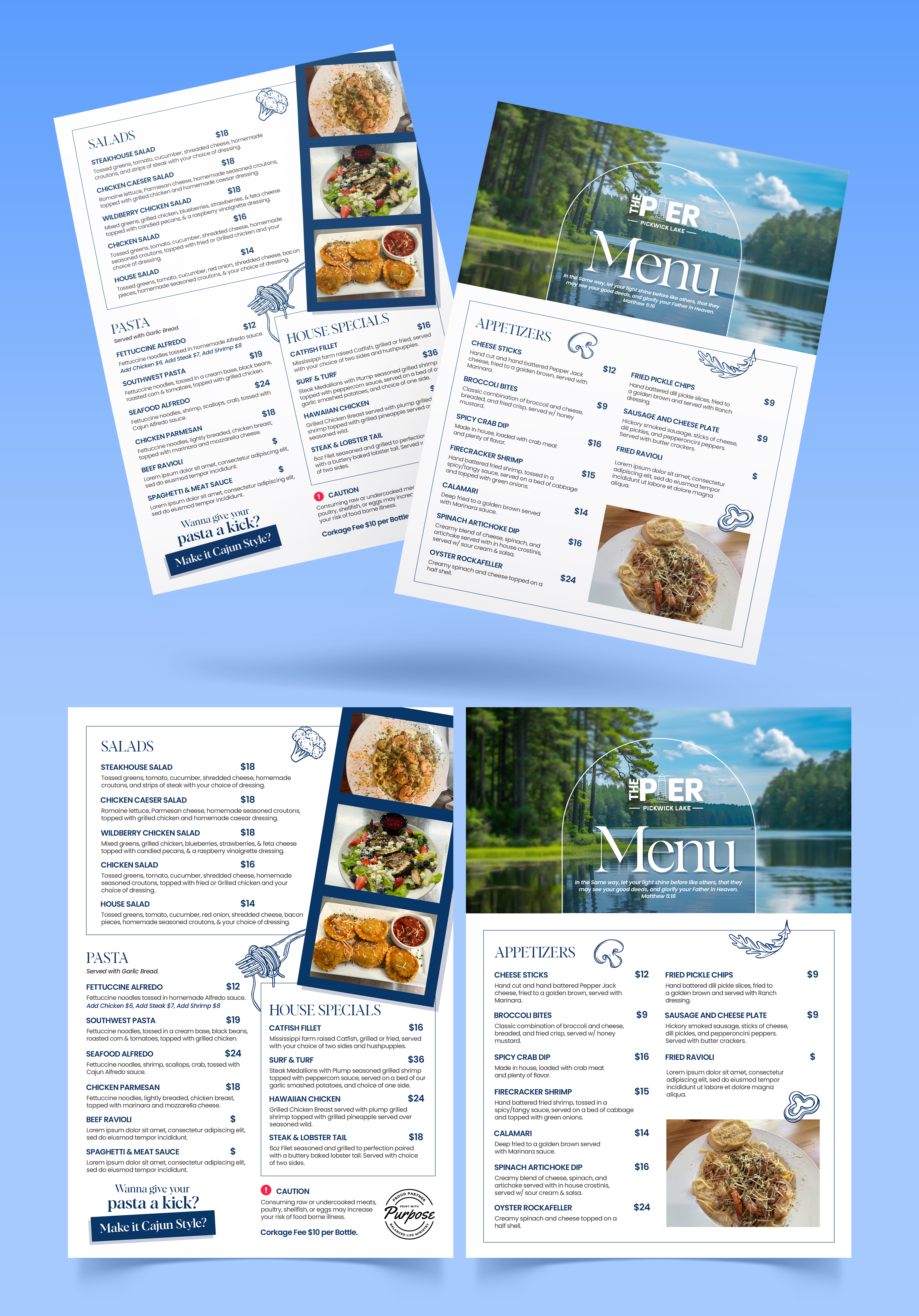 Menu Design by Graphic Guy for The Outpost | Design #36704229