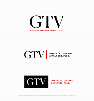 Logo Design by Anton. for Gonzalez, Trevino & Valadez, PLLC | Design #36694175