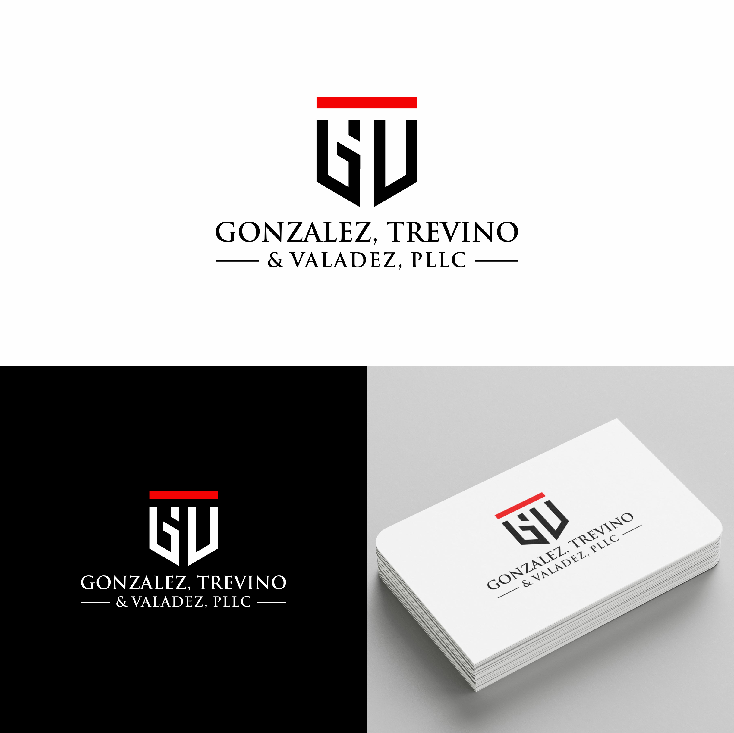Logo Design by melzh for Gonzalez, Trevino & Valadez, PLLC | Design #36691559