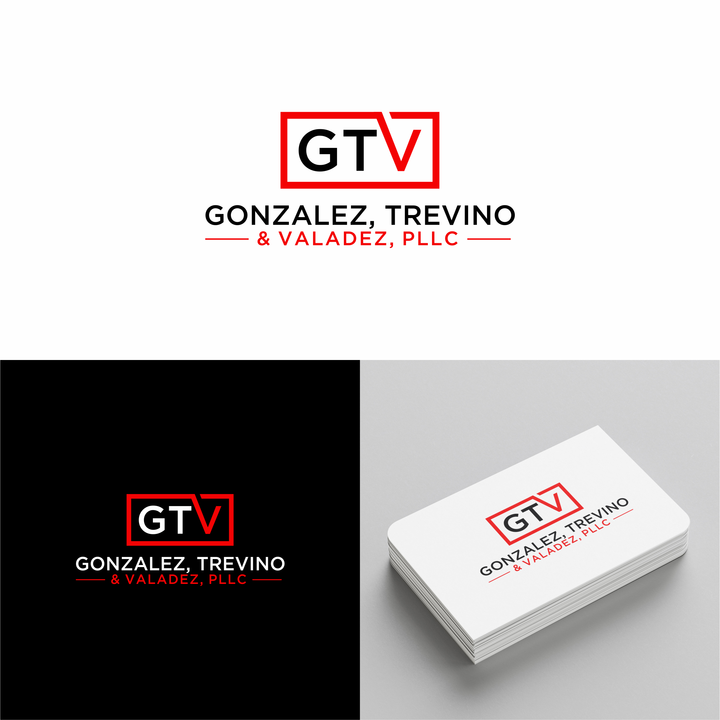 Logo Design by melzh for Gonzalez, Trevino & Valadez, PLLC | Design #36704426