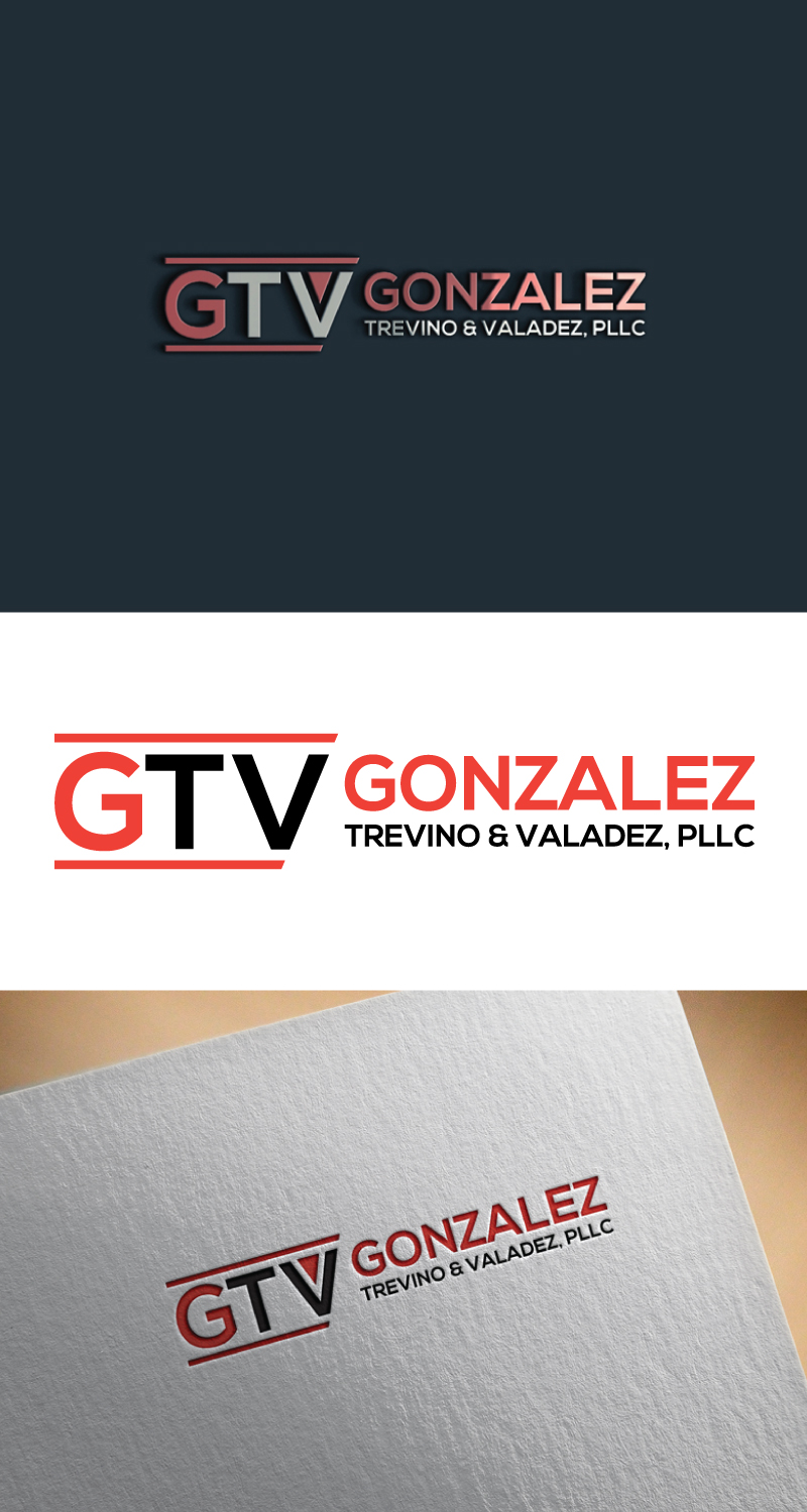 Logo Design by Zt Art for Gonzalez, Trevino & Valadez, PLLC | Design #36708435