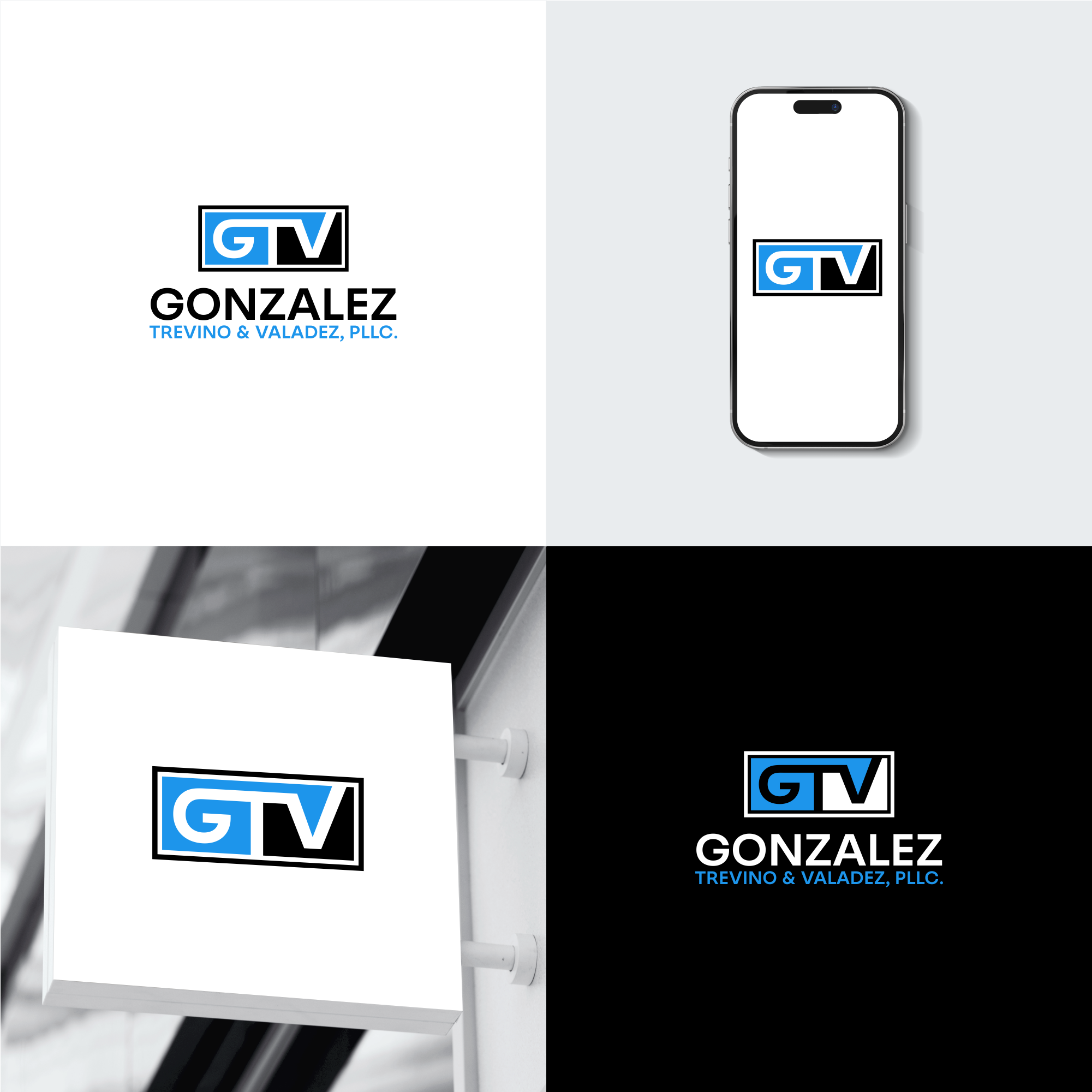 Logo Design by Royco for Gonzalez, Trevino & Valadez, PLLC | Design #36690368