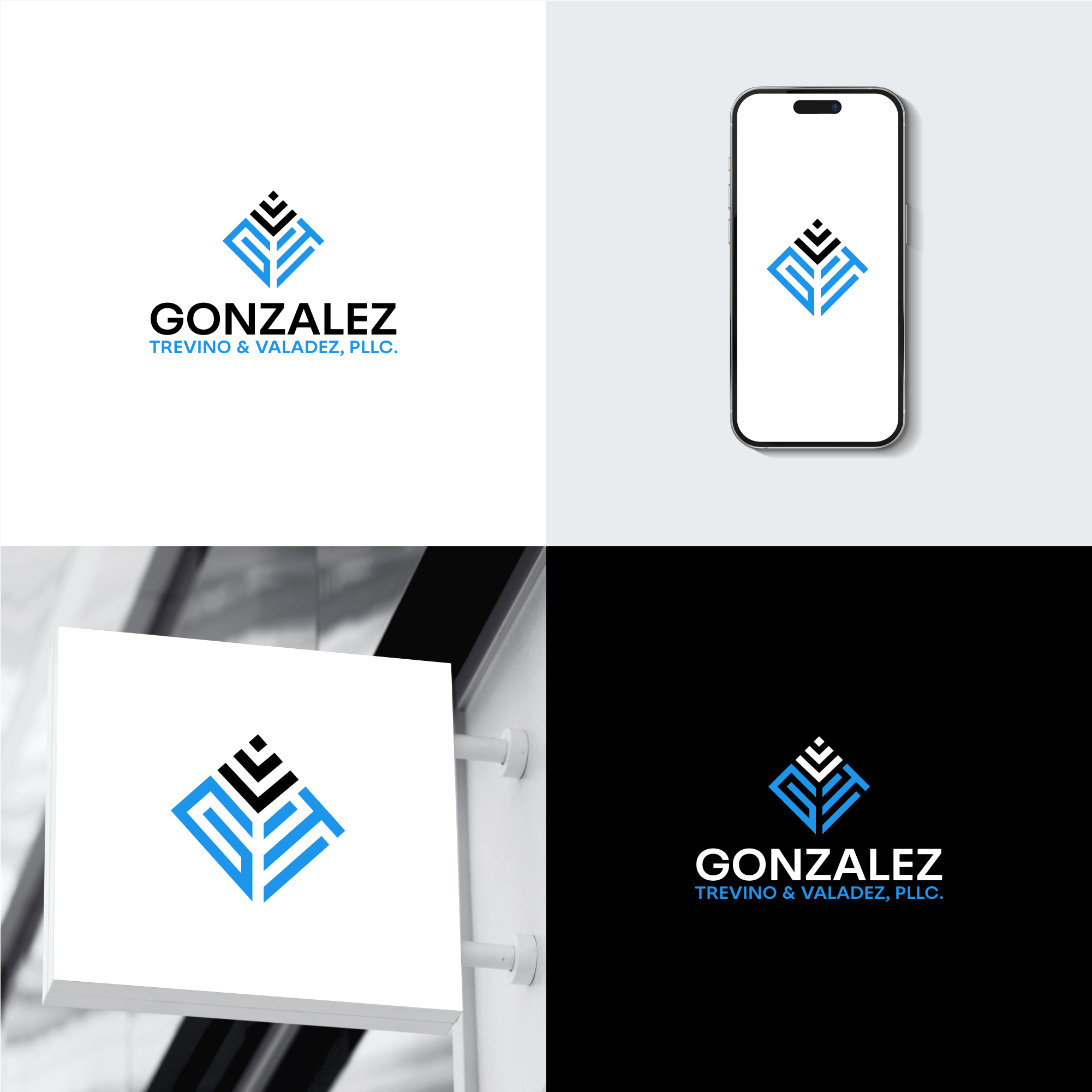 Logo Design by Royco for Gonzalez, Trevino & Valadez, PLLC | Design #36690369