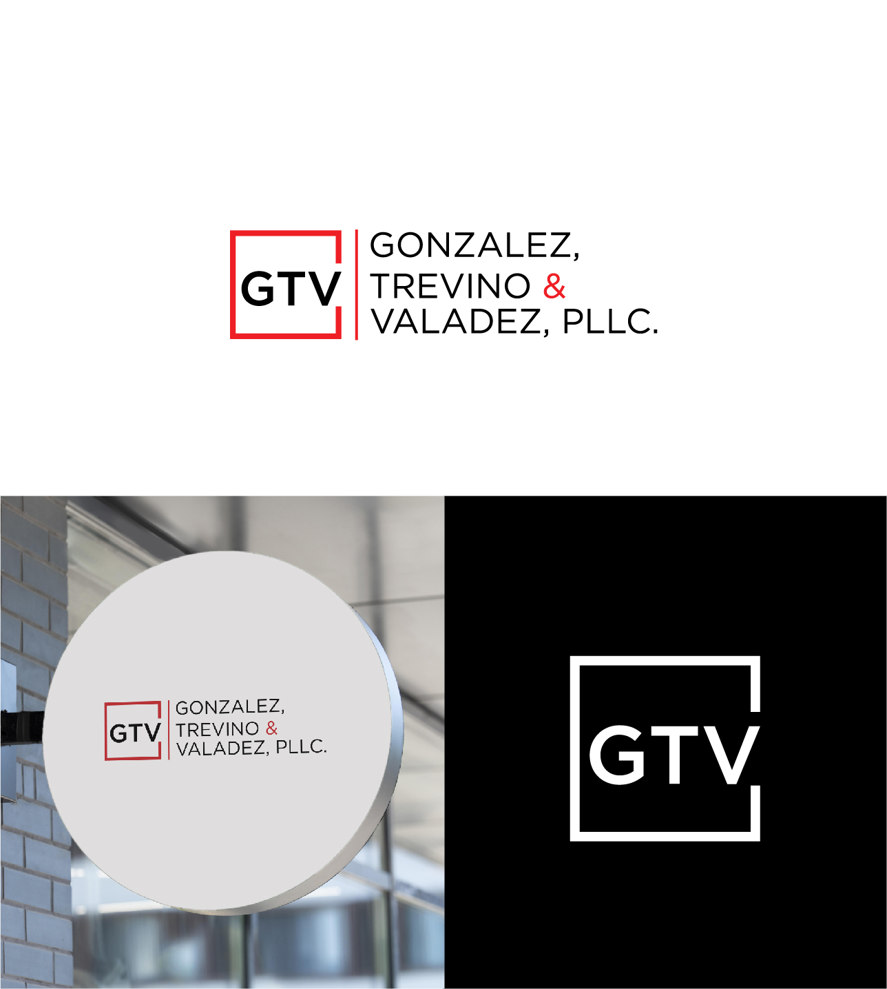 Logo Design by Asma Waqar for Gonzalez, Trevino & Valadez, PLLC | Design #36719236