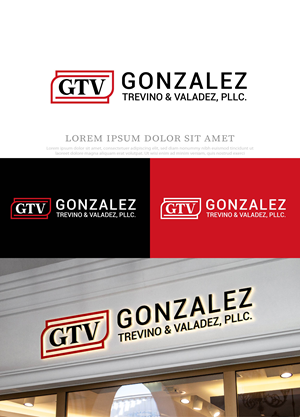 Logo Design by NasarLogo for Gonzalez, Trevino & Valadez, PLLC | Design: #36693924