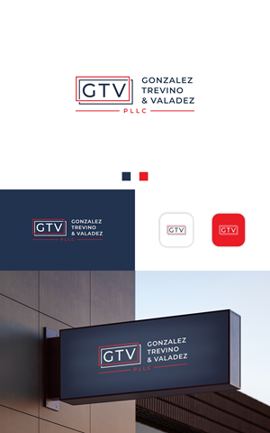 Logo Design by Dell_a.Design for Gonzalez, Trevino & Valadez, PLLC | Design: #36711825