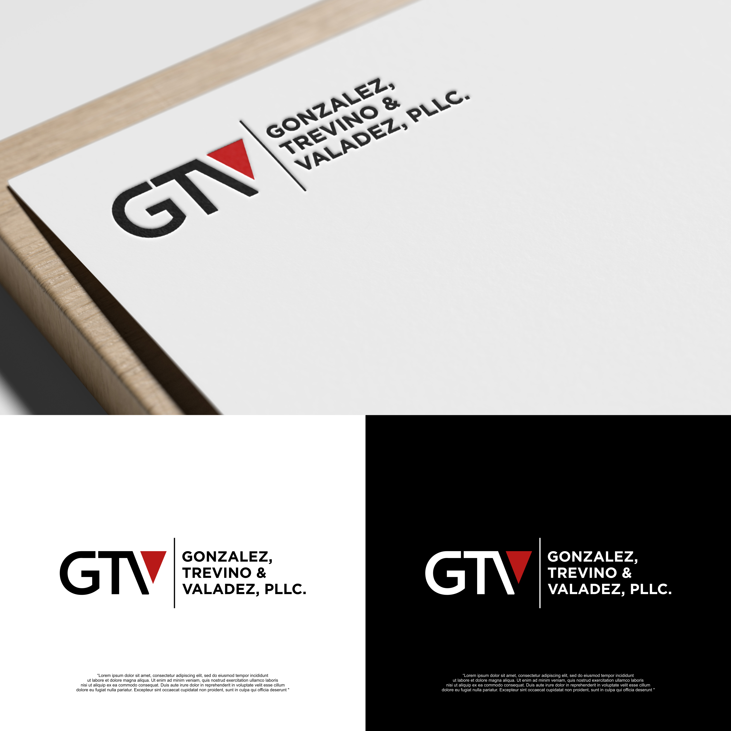 Logo Design by syad666 for Gonzalez, Trevino & Valadez, PLLC | Design #36690391