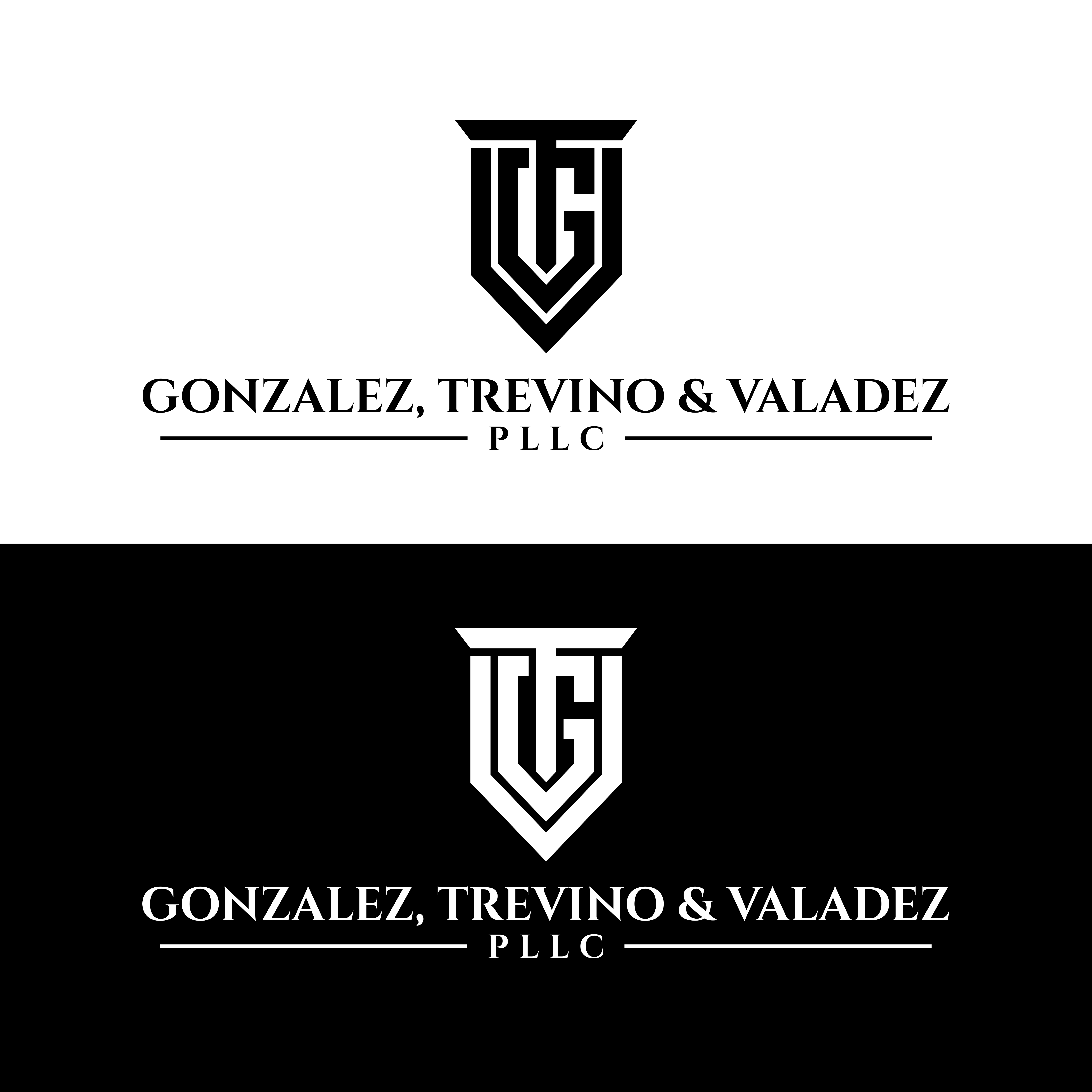 Logo Design by Monique6699 for Gonzalez, Trevino & Valadez, PLLC | Design #36722567