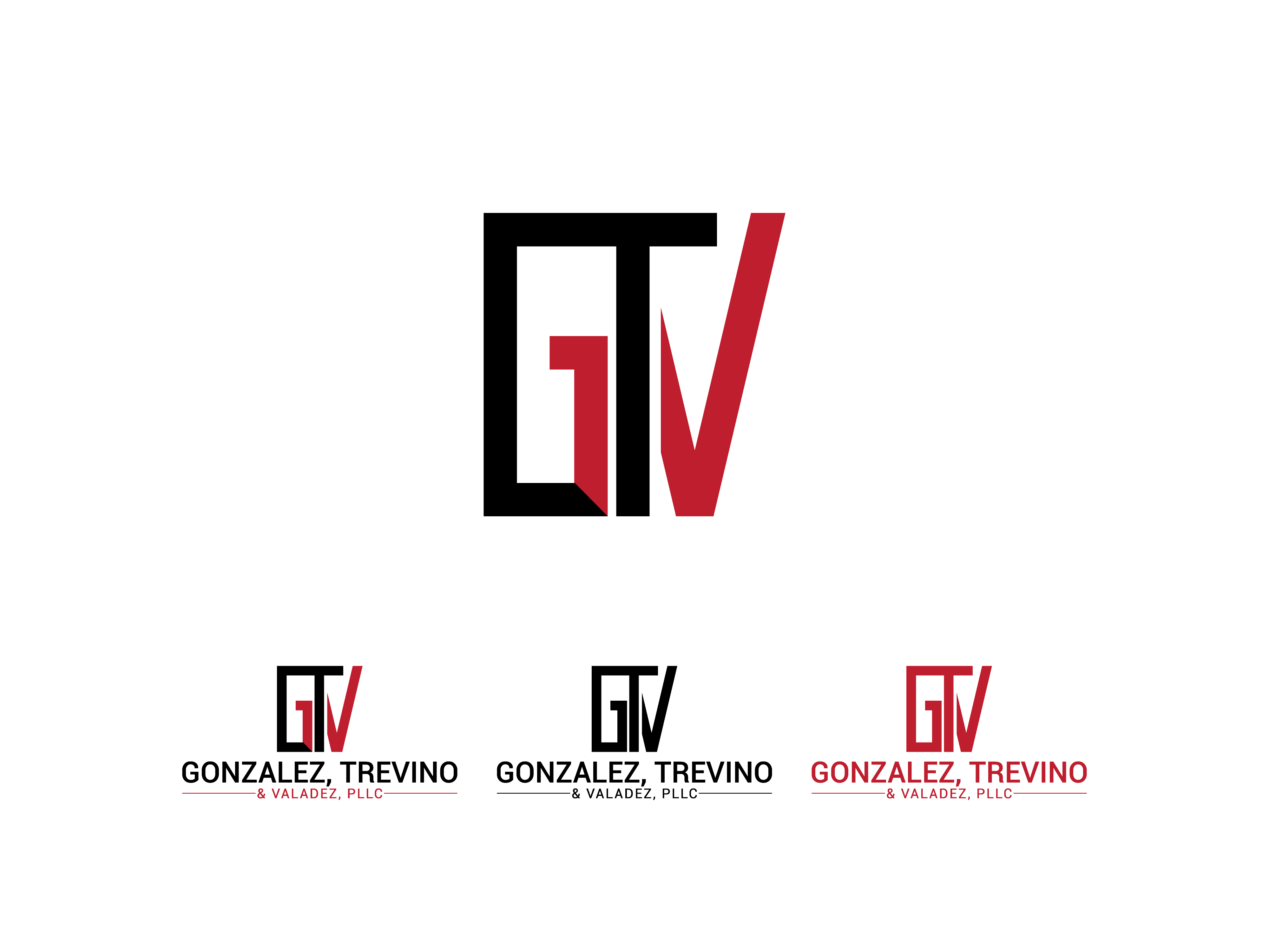 Diseño de Logo por HaveTake para Gonzalez, Trevino & Valadez, PLLC | Diseño #36689899