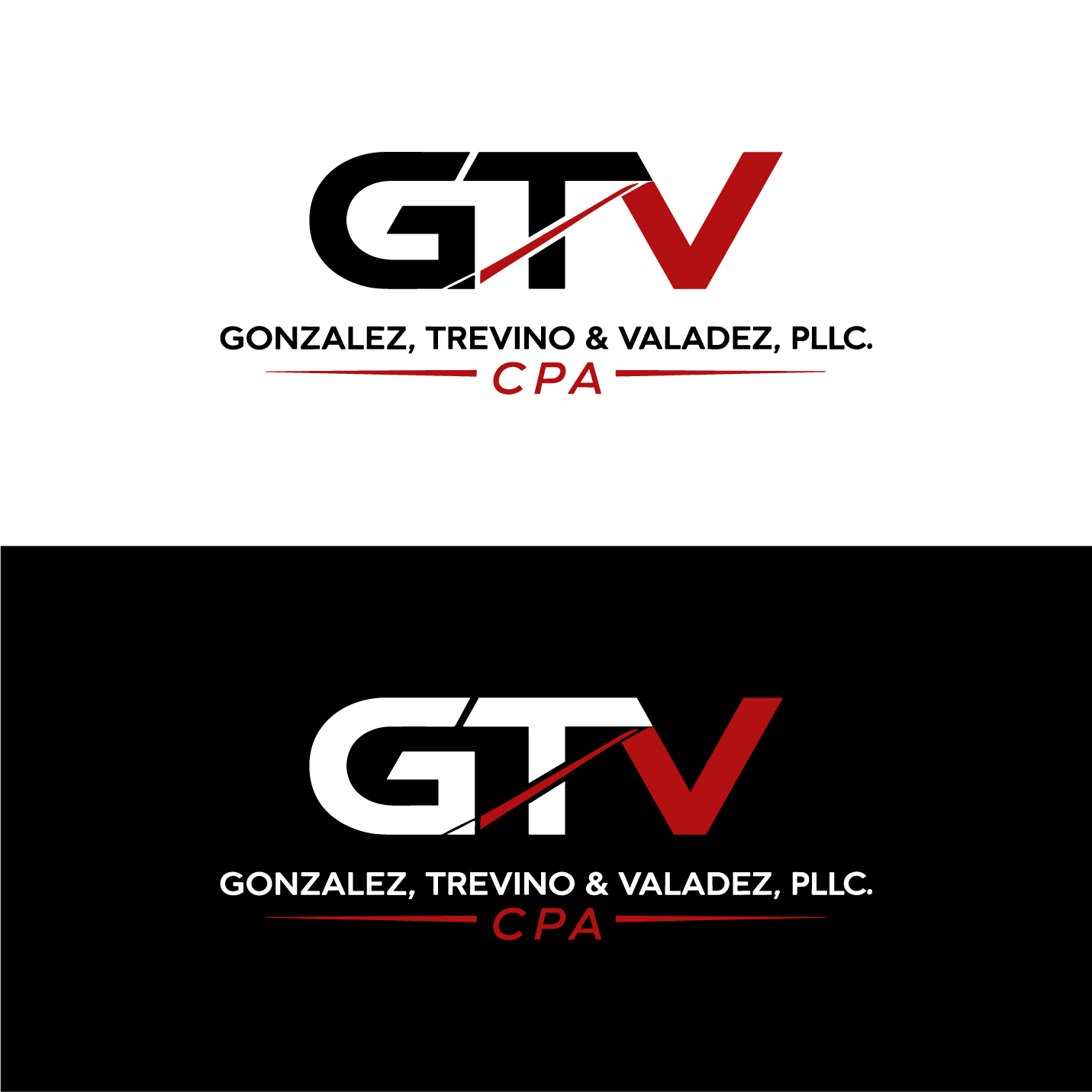Logo Design by Art by Rose for Gonzalez, Trevino & Valadez, PLLC | Design #36698374