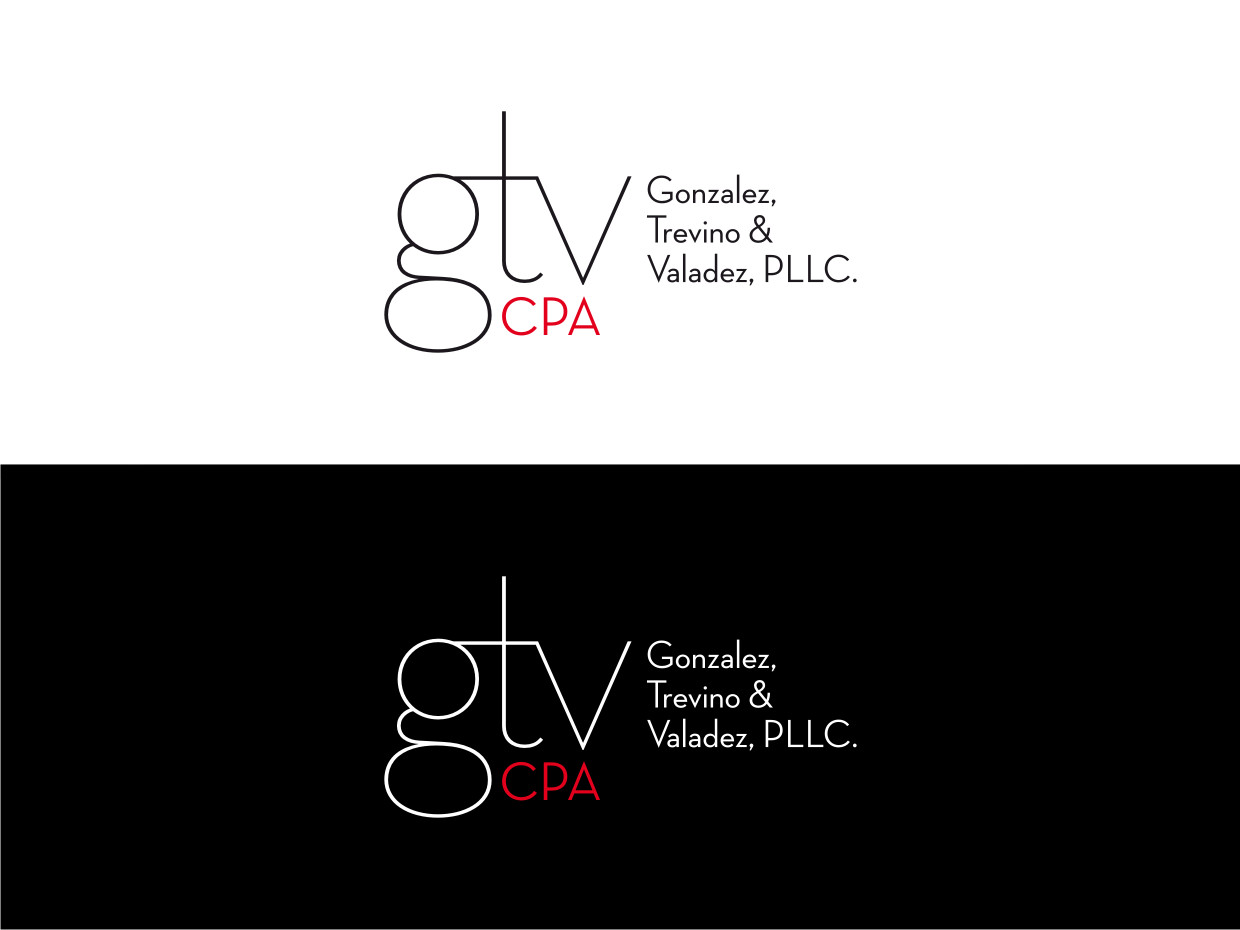 Logo Design by Atvento Graphics for Gonzalez, Trevino & Valadez, PLLC | Design #36744016