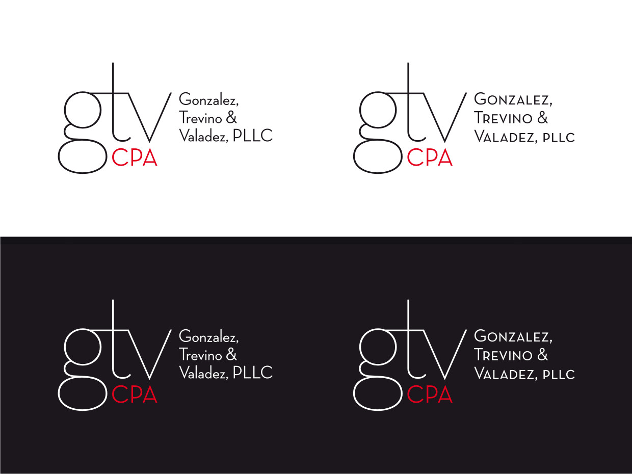 Logo Design by Atvento Graphics for Gonzalez, Trevino & Valadez, PLLC | Design #36748271