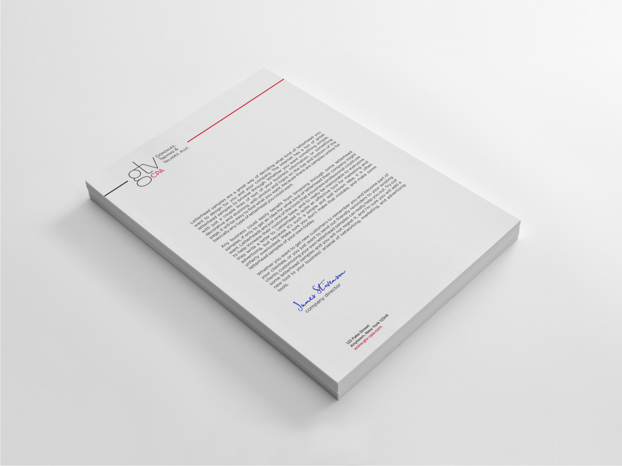 Logo Design by Atvento Graphics for Gonzalez, Trevino & Valadez, PLLC | Design #36753220