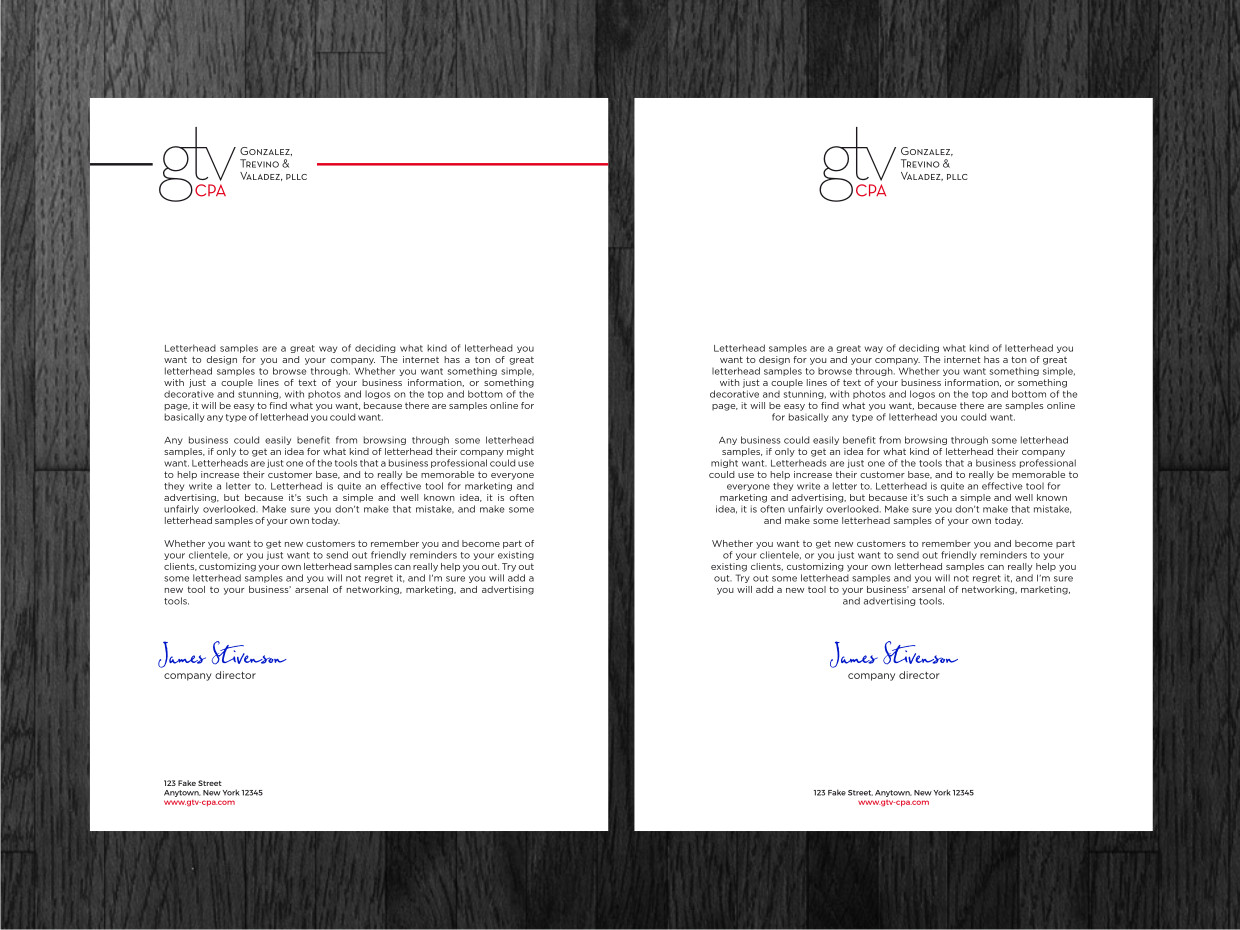 Logo Design by Atvento Graphics for Gonzalez, Trevino & Valadez, PLLC | Design #36755392